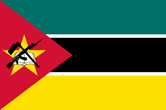 drapeau de la Mozambique