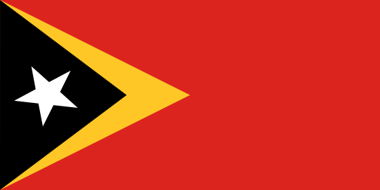 Timor oriental drapeau