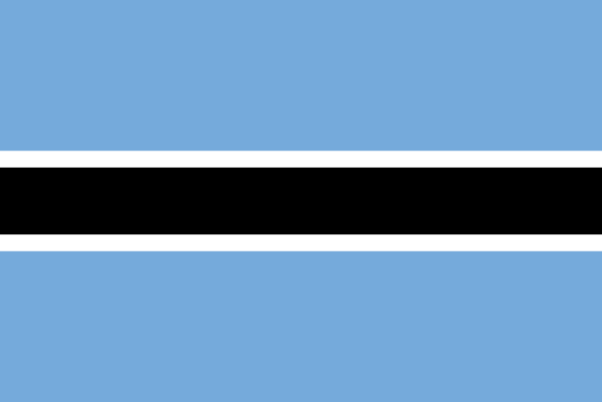 drapeau du Botswana