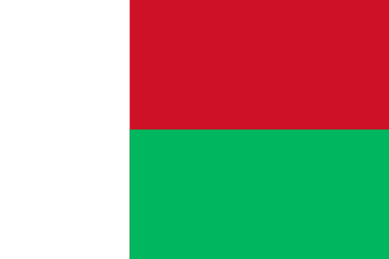 Madagascar drapeau